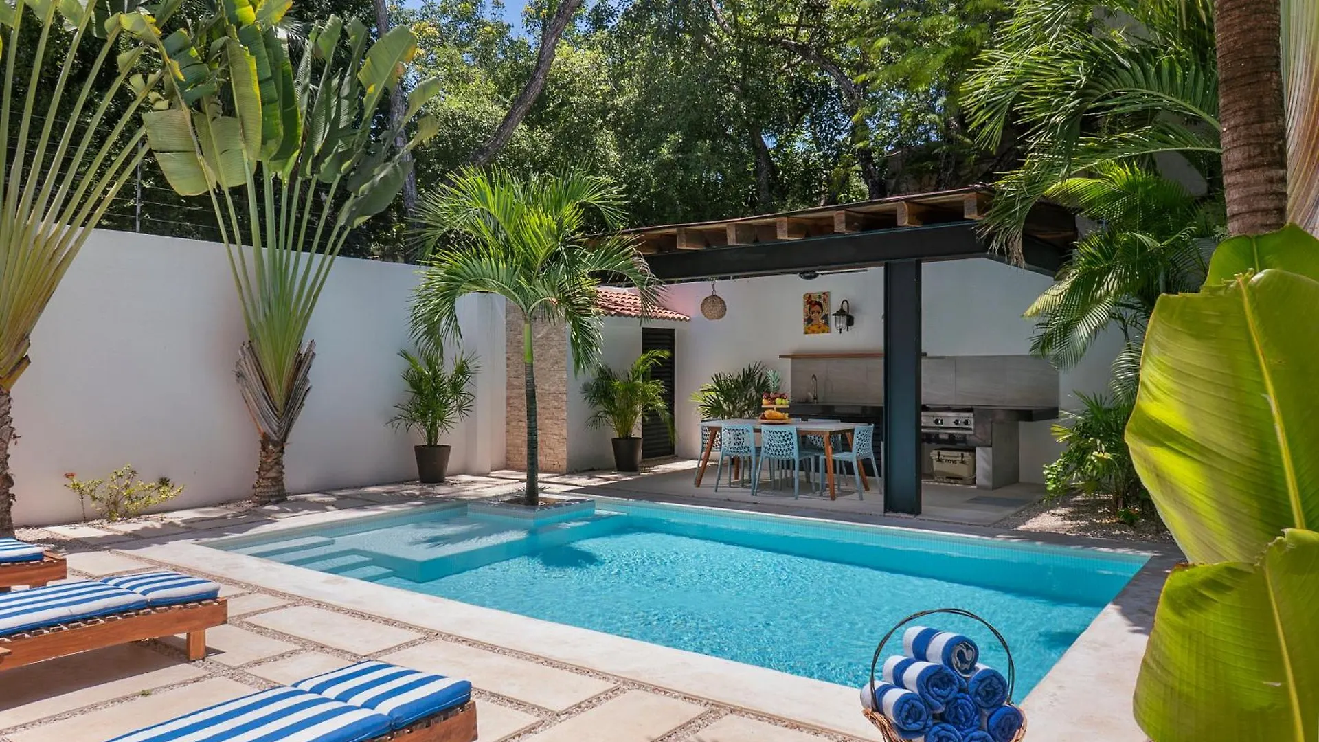 Wonderful Tropical Home 3Br, Garden, Private Pool. Τουλούμ 0*,  Μεξικό